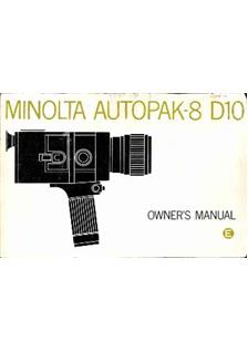 Minolta Autopak 8 D 10 manual. Camera Instructions.